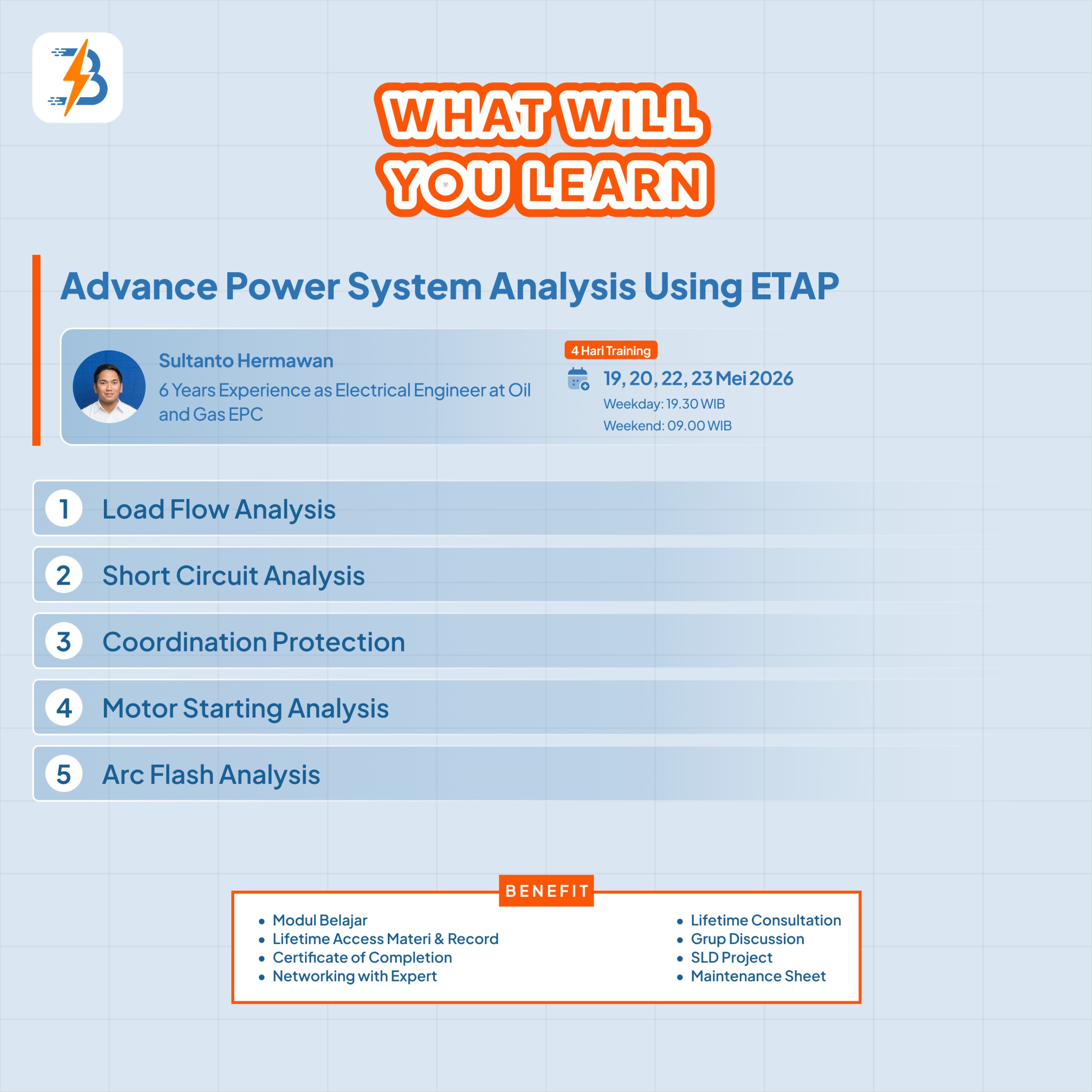 Power System Analysis Using Etap Mei 2026 | Belajar Elektro