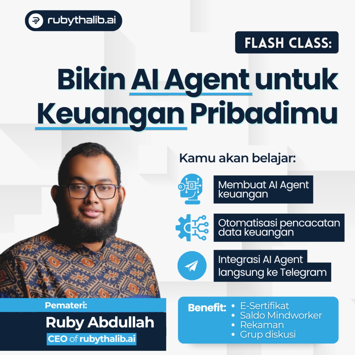 Flash Class: Bikin Financial AI Agent Pribadimu