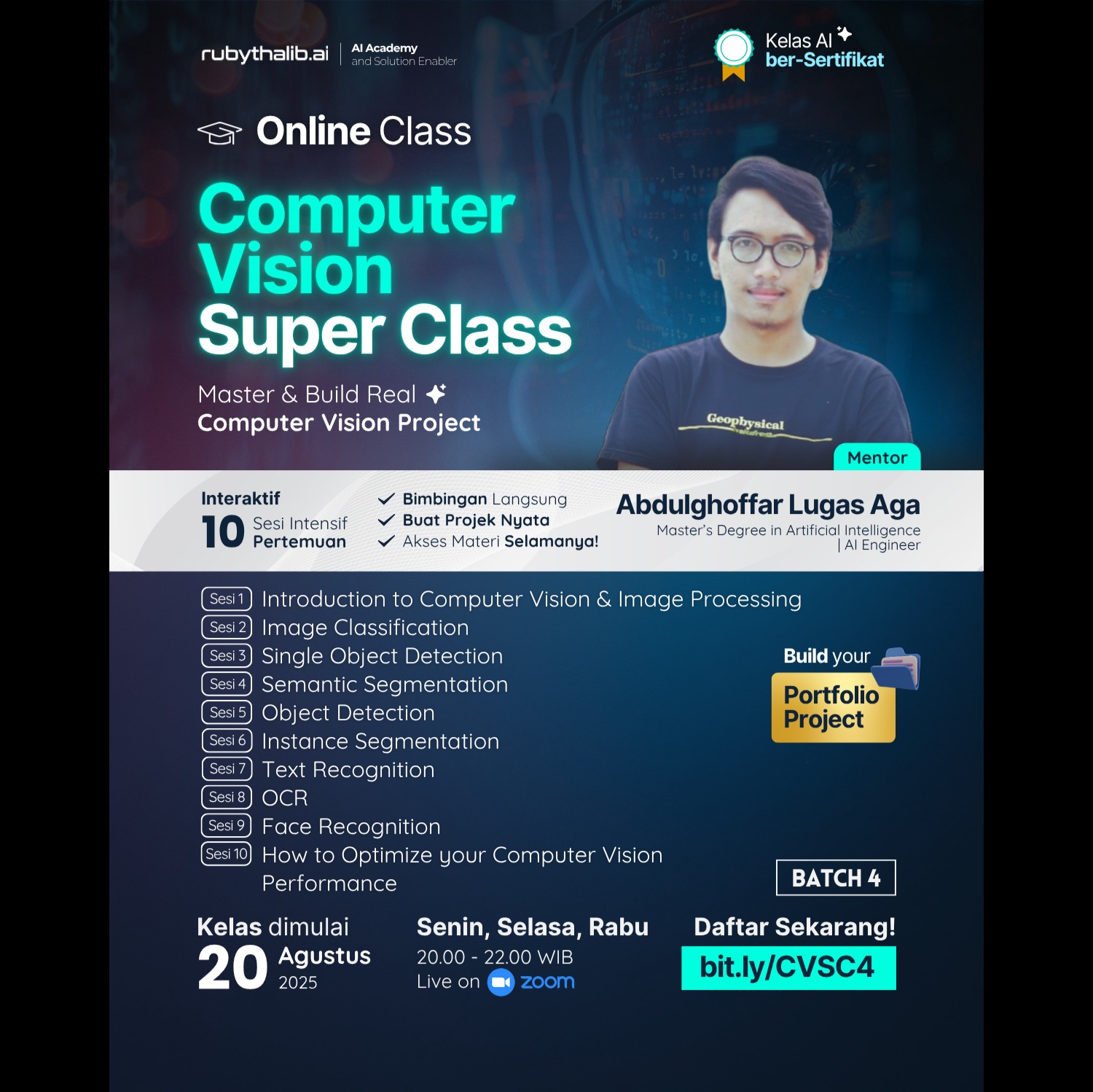 Computer Vision Super Class - Batch 4 | rubythalib.ai